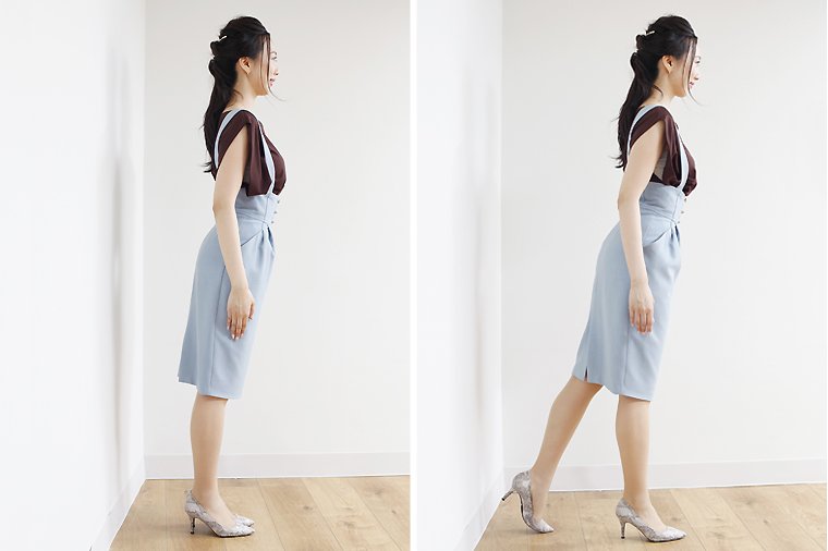 美しい所作レッスン３ スタイルよく見える立ち姿と歩き方 美ビッドスマイル カネボウ化粧品