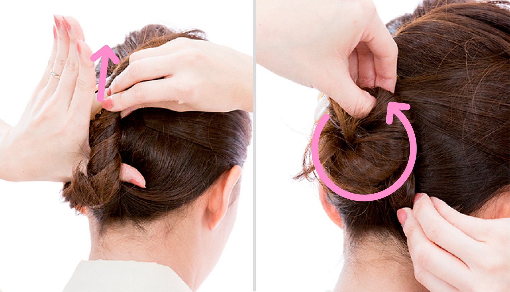 Accaのヘアアクセを使った簡単でおしゃれなシニヨン 美ビッドスマイル カネボウ化粧品