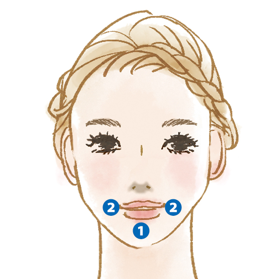 キレイになれる顔ツボ２ 小顔 美肌を目指すツボ9選 美ビッドスマイル カネボウ化粧品