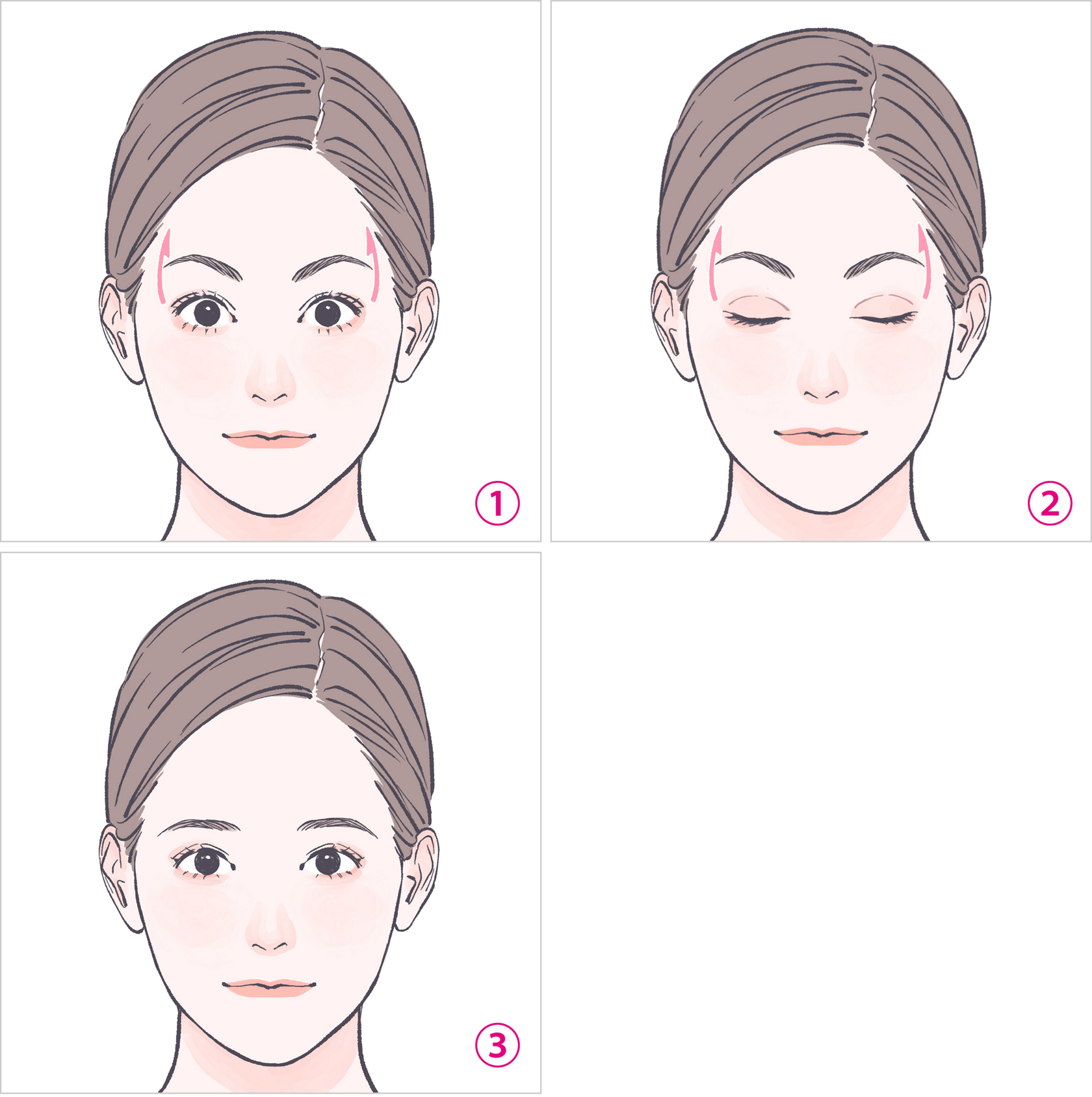 笑顔美人をつくる表情筋トレーニング3 目もと編 美ビッドスマイル カネボウ化粧品 笑顔美人をつくる表情筋トレーニング3 目もと編 美ビッドスマイル カネボウ化粧品