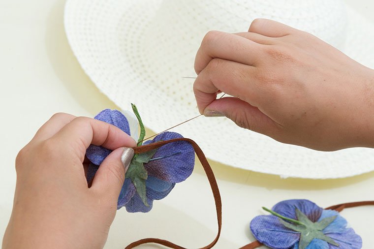 夏の小物を手作りで ２ 帽子アクセサリー 美ビッドスマイル カネボウ化粧品