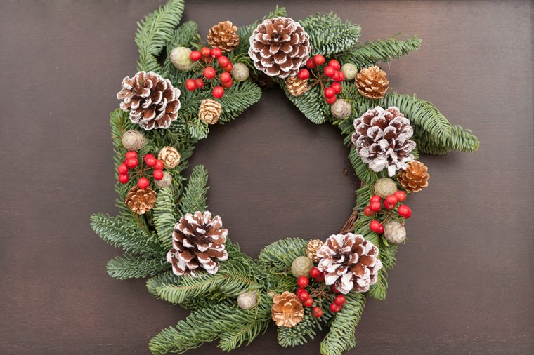 天然の植物で作るオシャレなクリスマスリース 美ビッドスマイル カネボウ化粧品