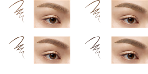 01 Soft Brown 02 Olive Brown 03 Natural Brown 04 Grayish Brown Finished image