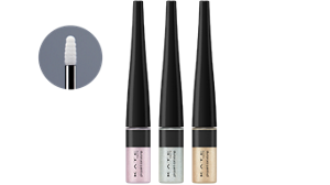 A sponge-tipped applicator that enables easy dotted application of glitter 