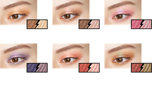 BR-1  Flash Beige BR-2  Sparkle Brown PK-1  Crush Mode Pink NV-1  Midnight Thunder OR-1  Apricot Thunder OR-2  Crush Bronze Finished image