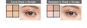 Coral Rosé x Greige OR-2 Coral Rosé Pop Raspberry Rosé x Greige PK-1 Raspberry Rosé Pop Finished image