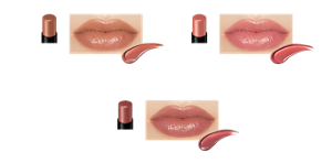 Creamy beige EX-3 Half-Baked Pancake Creamy pink EX-4 Pink Banana Whip Creamy mauve EX-5 Vampire Frappe Finished image