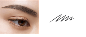 BK 自然黑 妝效示意圖