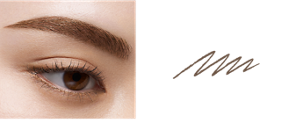 BR-3 自然棕 妝效示意圖