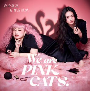 自由玩妝, 任性沒設限。 We are PINK CATS. NO MORE RULES.