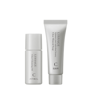 リサージ　クレンジング・洗顔料　トライアルセット　クリア