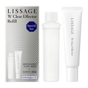 リサージ　Wクリアエフェクター　レフィル　セット　
