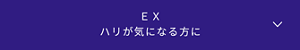 EX　ハリが気になる方に