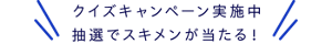 クイズキャンペーン実施中 抽選でスキメンが当たる！