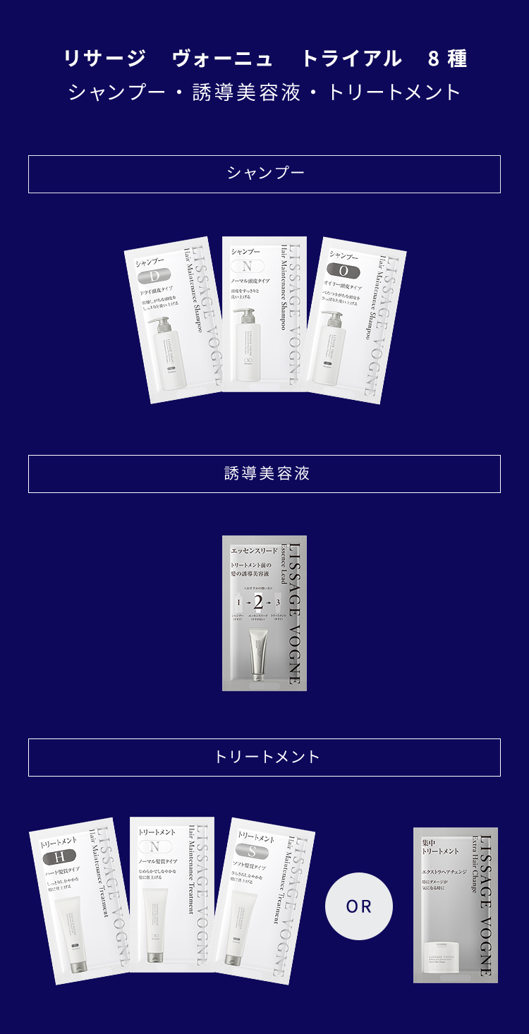 リサージ ヴォーニュ トリートメント(ノーマル髪質タイプ)5本 リサージヴォーニュ - LISSAGE リサージ -