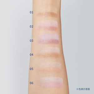 眼影色調示意圖