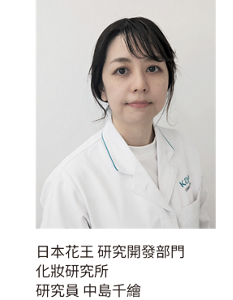 日本花王 研究開發部門 化妝研究所 研究員　中島千繪