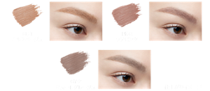 BE-1 ミルクベージュ PK-2 ラテピンク GY-2 ミュートグレージュ 仕上がりイメージ