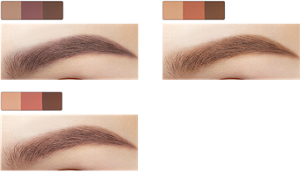 EX-9 パープルブラウン系 EX-10 オレンジブラウン系 EX-11 ピンクアプリコット系