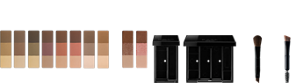 一部店舗限定 選べるレフィル全12種 既存色 ラメ入り 選べるケース全2種 単色用 多色用 選べるブラシ全2種 ノーズシャドウブラシつき スクリューブラシつき