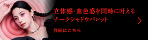 立体感・血色感を同時に叶えるチークシャドウパレット 詳細はこちら