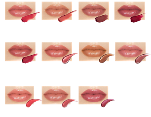 02 Pink banana 03 陽炎 05 ダークフィグ 06 2:00AM 07 ラスボス レッドブラウン系 15 綿雲わたぐも33000ftフィート ミディアムブラウン系 16 100億haヘクタールの砂海 ローズレッド系 17 神秘のローズ園 18 とろけ落ちる蜜桃 19 口染めライチの甘い罠 20 いたずらベリーの道標 仕上がりイメージ