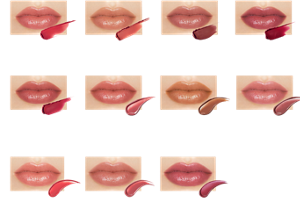 02 Pink banana 03 陽炎 05 ダークフィグ 06 2:00AM 07 ラスボス レッドブラウン系 15 綿雲わたぐも33000ftフィート ミディアムブラウン系 16 100億haヘクタールの砂海 ローズレッド系 17 神秘のローズ園 18 とろけ落ちる蜜桃 19 口染めライチの甘い罠 20 いたずらベリーの道標 仕上がりイメージ