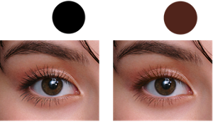 BK-1 ブラック BR-1 ブラウン 仕上がりイメージ