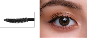 美束ボリュームブラシ 仕上がりイメージ（BK-1）