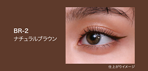 BR-2 ナチュラルブラウン 仕上がりイメージ