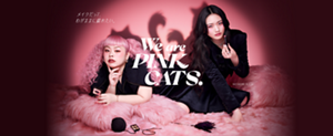 メイクだって、わがままに戯れたい。 We are PINK CATS. NO MORE RULES.