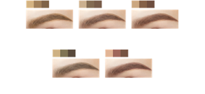 EX-4 ライトブラウン系 黄みのある明るい茶系の髪色に。合わせやすい自然なライトブラウン EX-5 ブラウン系 濃いめのブラウン～黒い髪色に。ほんのり引き締めブラウン EX-6 レッドブラウン 赤みブラウン～暗めブラウンの髪色に。エッジのきいたモードなレッドブラウン EX-7 オリーブグレー アッシュ系ブラウン～黒い髪色に。スタイリッシュな抜け感オリーブグレー EX-8 ブラウンピンク系 赤みブラウンの髪色や黒髪にもおすすめ 抜け感ブラウンピンク 仕上がりイメージ