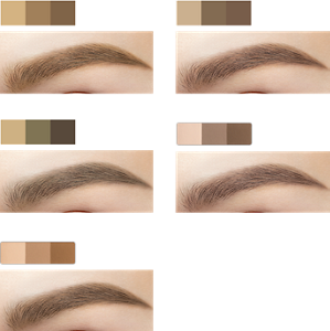 EX-4 ライトブラウン系 EX-5 ブラウン系 EX-7 オリーブグレー EX-13 グレージュブラウン系 EX-14 マイルドブラウン系