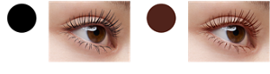BK-1 ブラック BR-1 ブラウン  仕上がりイメージ