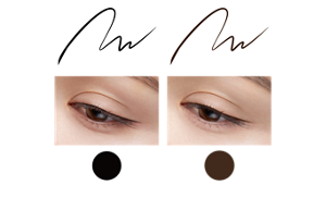 BK-1 漆黒ブラック BR- 2 ビターブラウン