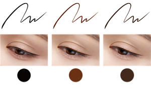 BK-1 漆黒ブラック BR-1 自然なブラウン BR-2 ビターブラウン 