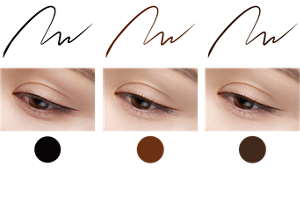 BK-1 漆黒ブラック BR-1 自然なブラウン BR-2 ビターブラウン 