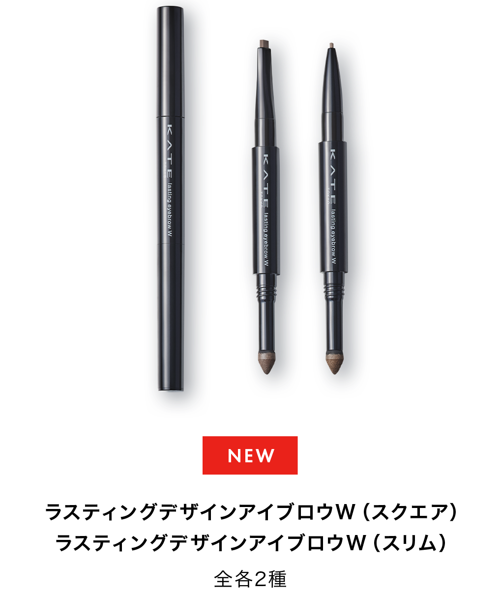 Kate ペンシル パウダーアイブロウでなりたい眉印象へ Howto紹介 Top