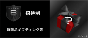 B 招待制 新商品ギフティング等​ ※イメージ