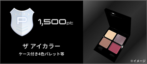 P 1,500pt ザ アイカラー​ ケース付き4色パレット等​ ※イメージ