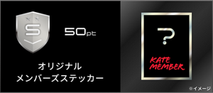 S 50pt オリジナル​ メンバーズステッカー​ ※イメージ