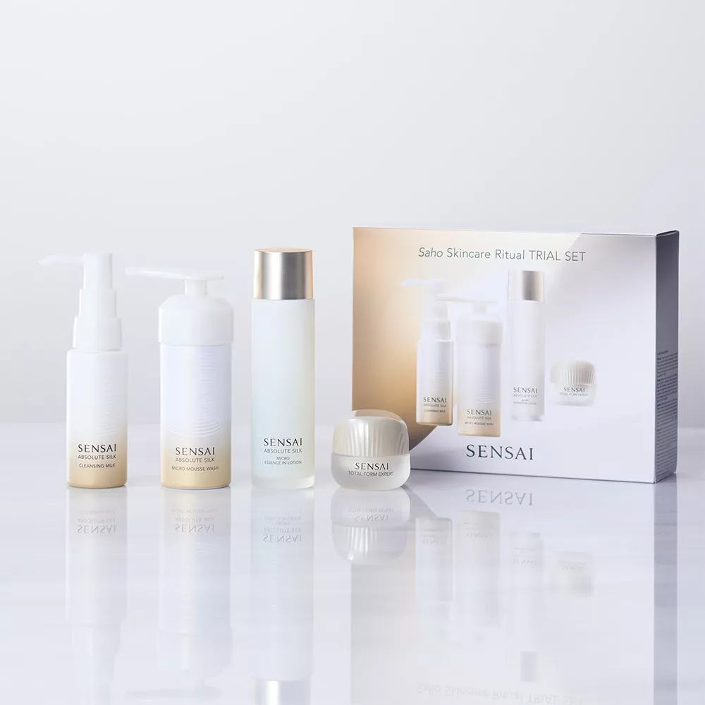 Saho Trial Set | Double Cleansing and Double Moisturising | SENSAI 