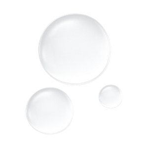 Close-up of clear liquid drops, the Conditioning Treatment texture