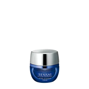 Cellular Performance Extra Intensive Cream : a blue glass jar with a blue ring and a screw-on cap