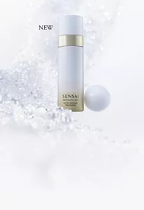 Micro Mousse Treatment amid shining bubbles on white background
