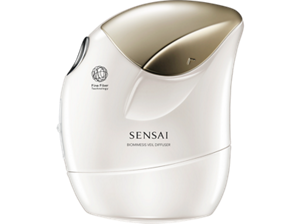 Biomimesis Veil Diffuser : a white and gold electronic device 