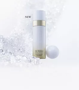 Micro Mousse Treatment amid shining bubbles on white background