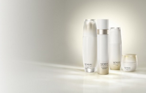 Prodotti Absolute Silk esposti su sfondo bianco.