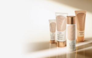 Prodotti Silky Bronze esposti su sfondo bianco.