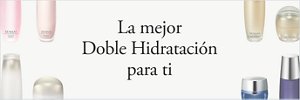 Una selección de productos hidratantes dobles para el cuidado de la piel